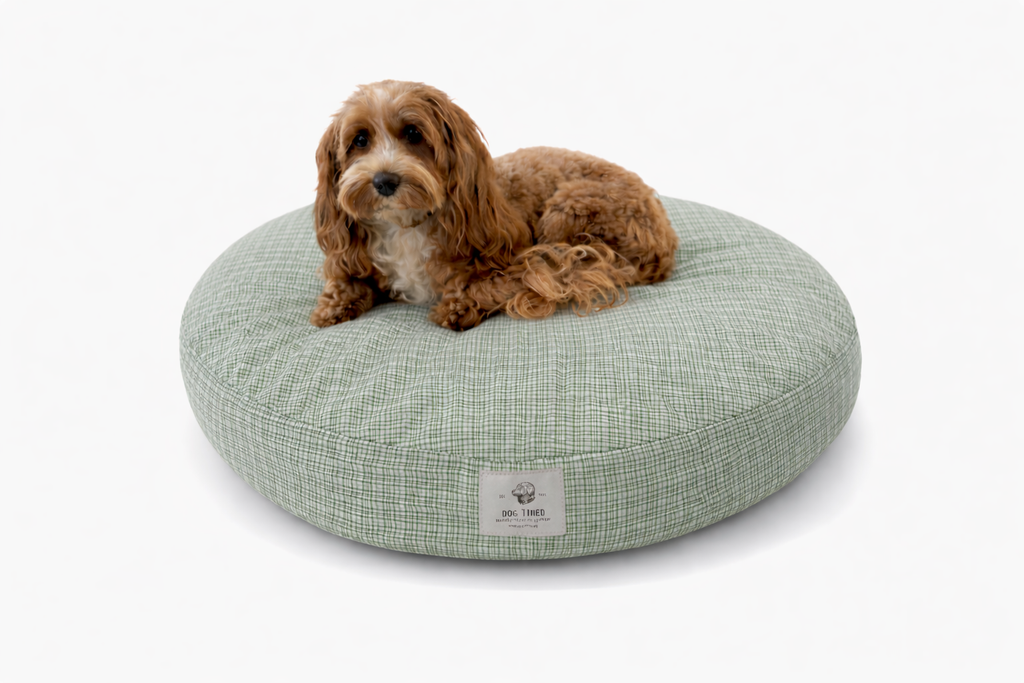 Round Rover Pet Bed in Forest Green
