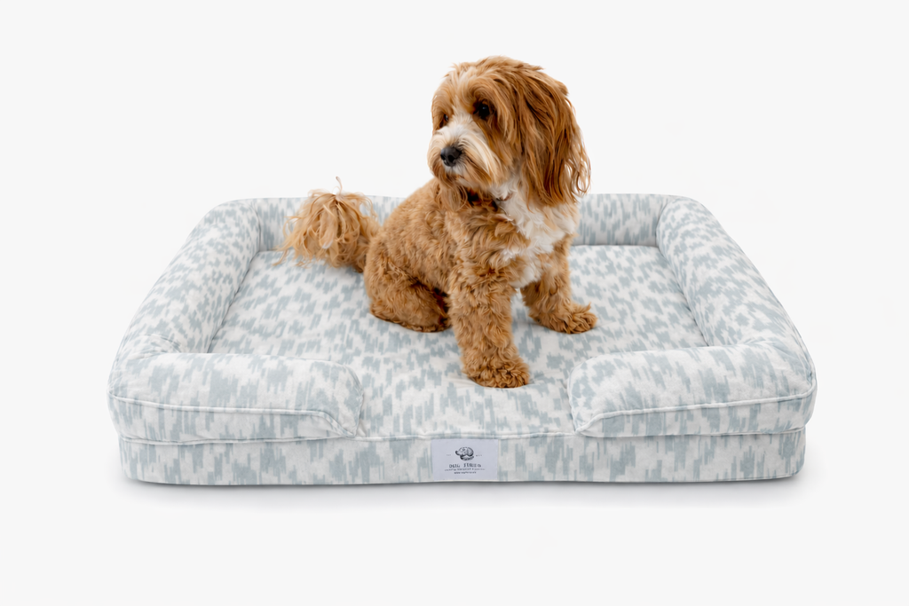 Monroe Ikat Bolster Pet Bed